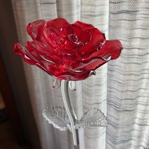 Waterford crystal rose